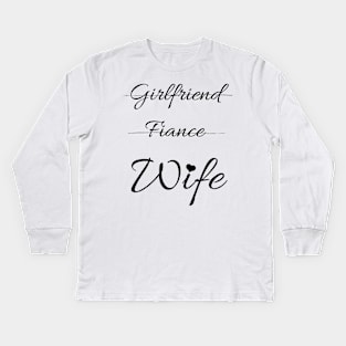 Girlfriend Fiance Wife - Girlfriend day Kids Long Sleeve T-Shirt